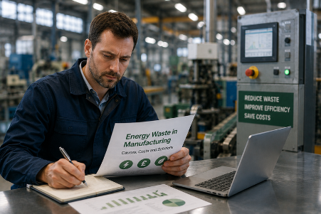Energy Waste in Manufacturing | Causes, Costs and Solutions