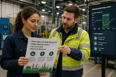 How Demand Side Response Helps Manufacturers Cut Costs and Generate Revenue