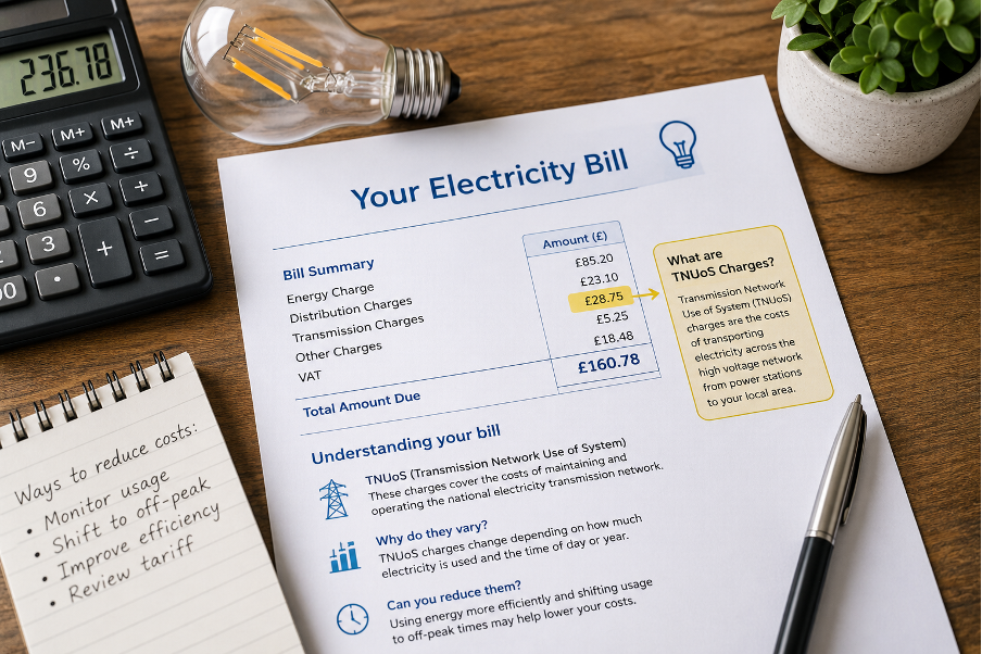 What Are TNUoS Charges and How Do They Affect Your Electricity Bill?