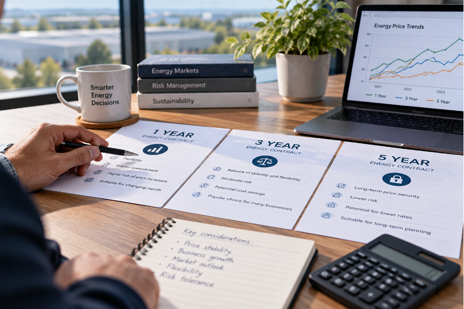 1-Year vs 3-Year vs 5-Year Business Energy Contracts | Which Is Best?